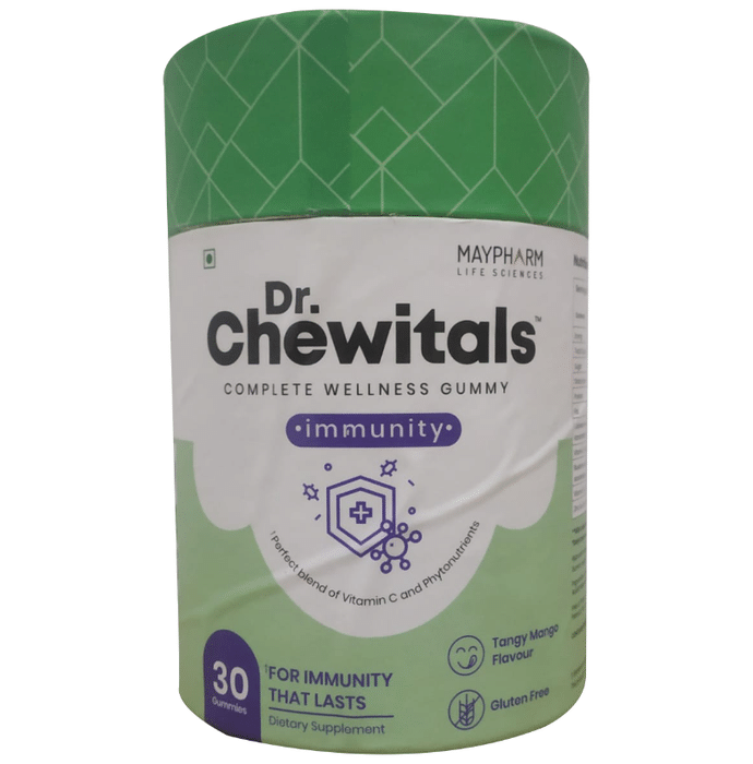 Maypharm Lifesciences Dr. Chewitals Complete Wellness Gummies Immunity Tangy Mango