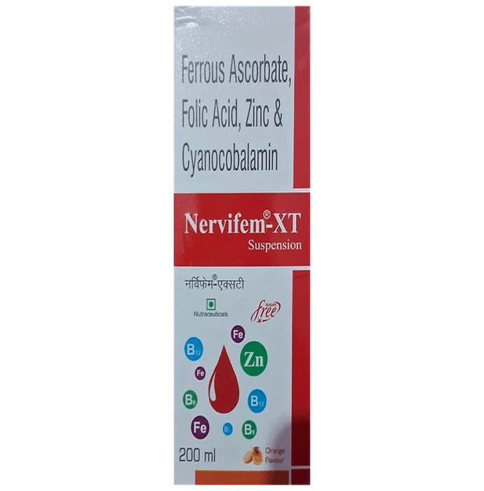 Nervifem-XT Oral Suspension Orange Sugar Free