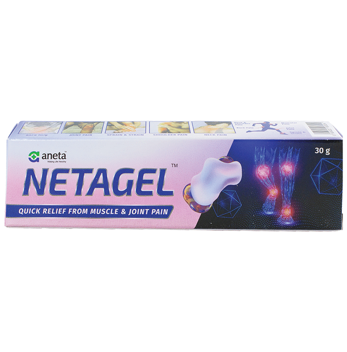 Netagel Quick Relief from Muscle & Joint pain Gel (30gm Each)