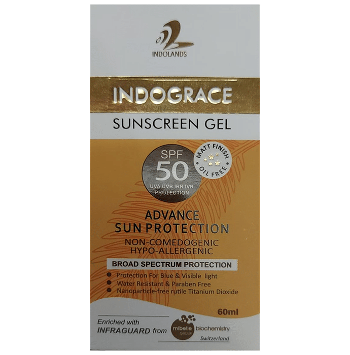 Indograce Sunscreen Gel SPF 50