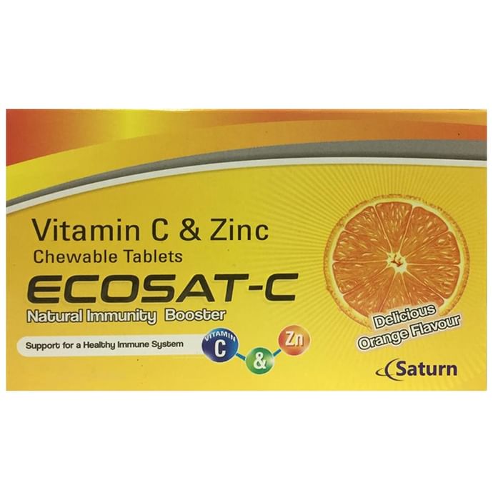 Ecosat-C Chewable Tablet Delicious Orange