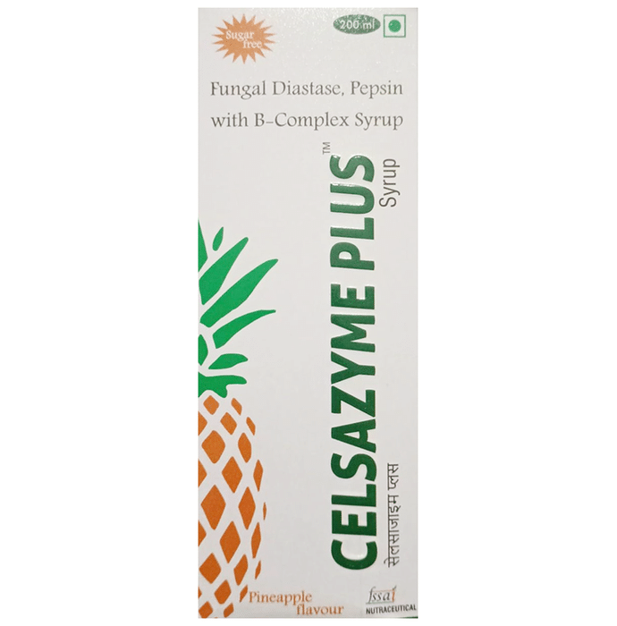 Celsazyme Plus Pineapple Sugar Free Syrup