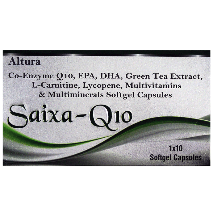 Saixa Saixo-Q10 Softgel Capsules (10 Each)