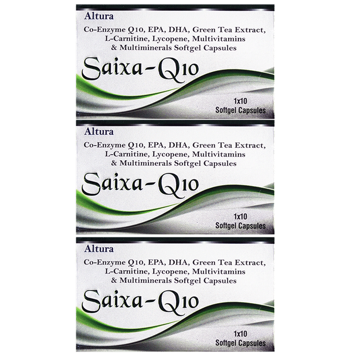 Saixa Saixo-Q10 Softgel Capsules (10 Each)