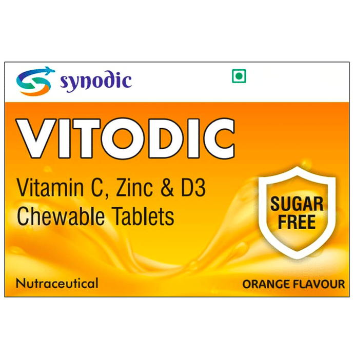 Vitodic Chewable Tablet Orange Sugar Free