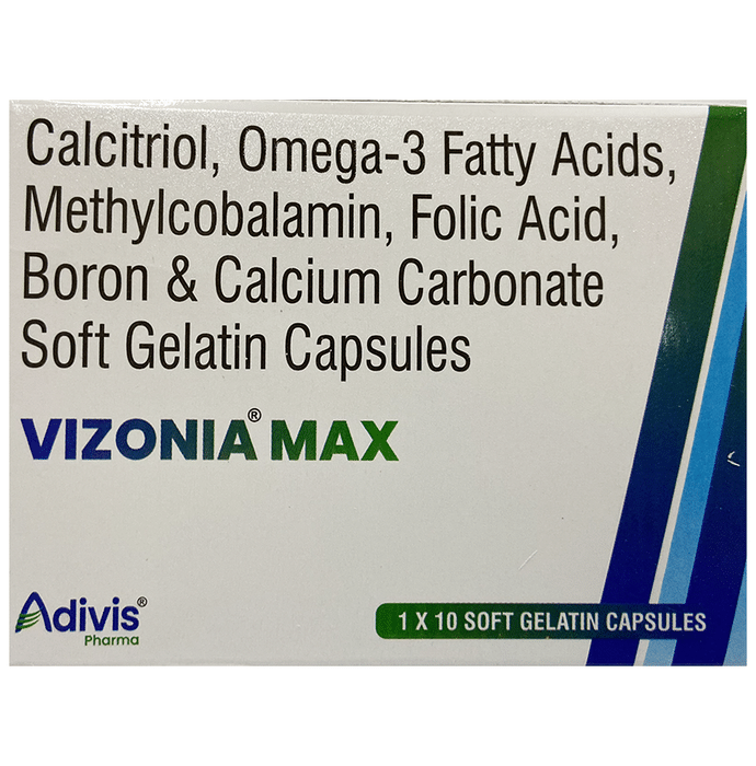Vizonia Max Soft Gelatin Capsule