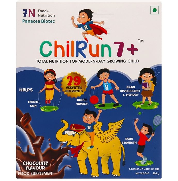 ChilRun 7+ Drink with Almond & Oats For Modern Day Growing Children Chocolate