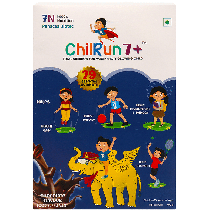 ChilRun 7+ Drink with Almond & Oats For Modern Day Growing Children Chocolate