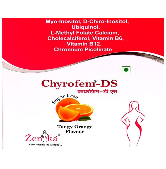 Chyrofem-DS Granules Tangy Orange Sugar Free