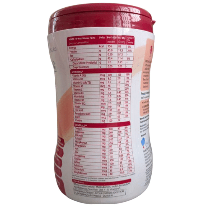 Hinex HP High Protein Powder Vanilla