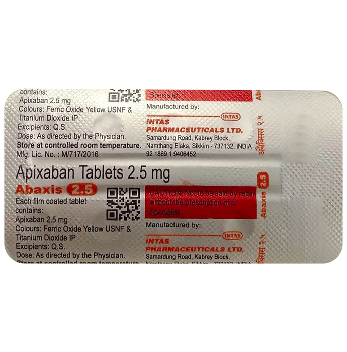 Abaxis 2.5mg Tablet