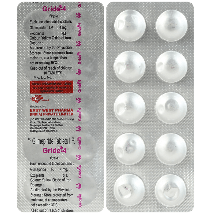 Gride 4mg Tablet