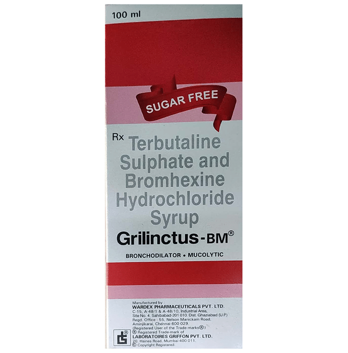 Grilinctus-BM Syrup Sugar Free