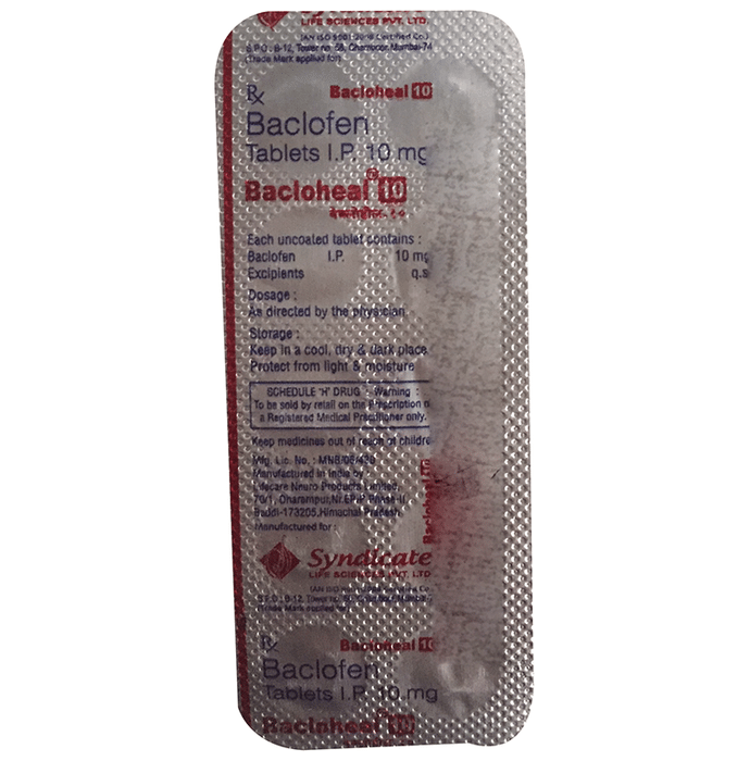 Bacloheal 10mg Tablet