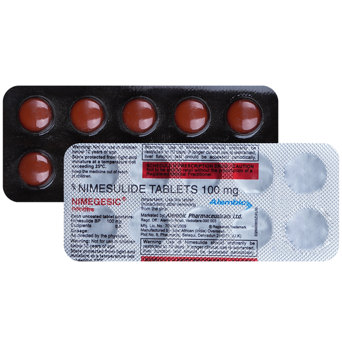 Nimegesic 100mg Tablet