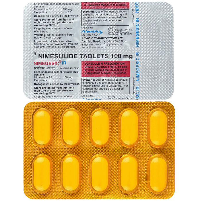 Nimegesic 100mg Tablet IR