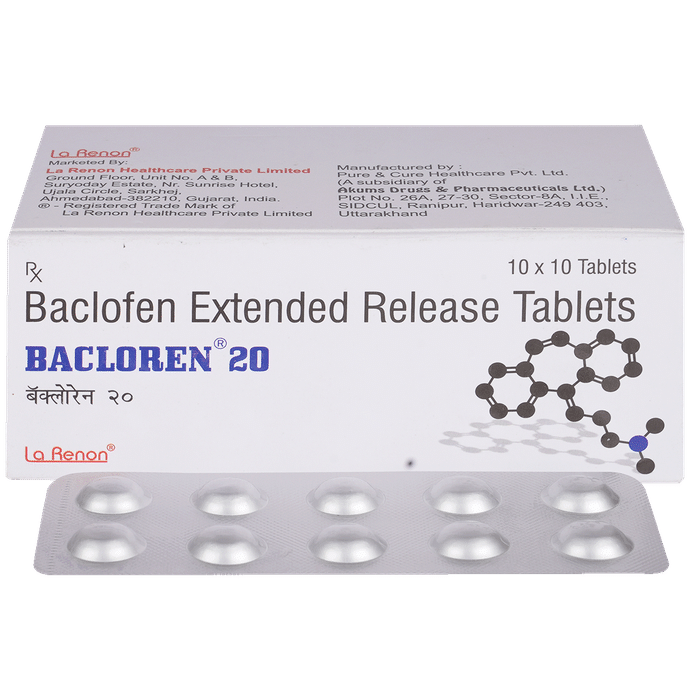 Bacloren 20mg Tablet