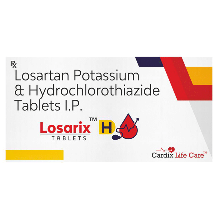 Losarix H 50mg/12.5mg Tablet