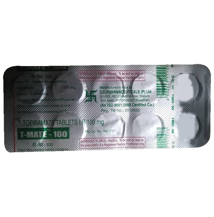 T Mate 100mg Tablet