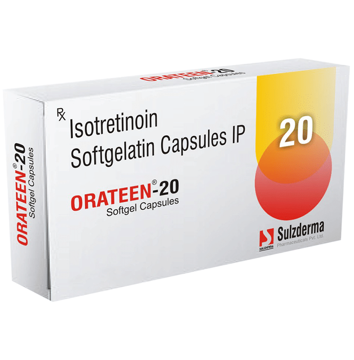 Orateen 20 Softgel Capsule