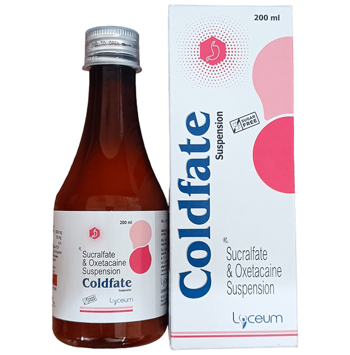 Coldfate Oral Suspension Sugar Free