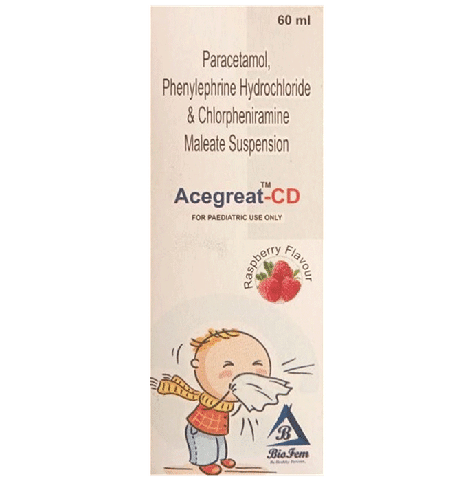 Acegreat-CD Oral Suspension Raspberry