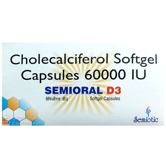 Semioral D3 Softgel Capsule