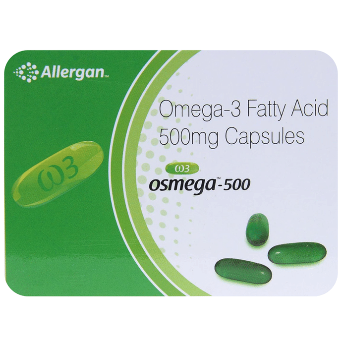 Osmega 500mg Omega-3 Fatty Acid Soft Gelatin Capsule