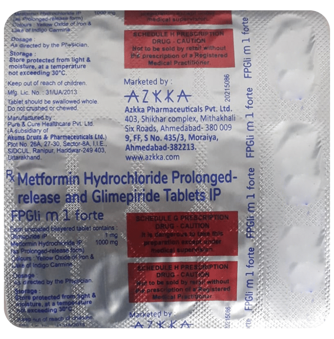 Fpgli M 1 Forte Tablet PR