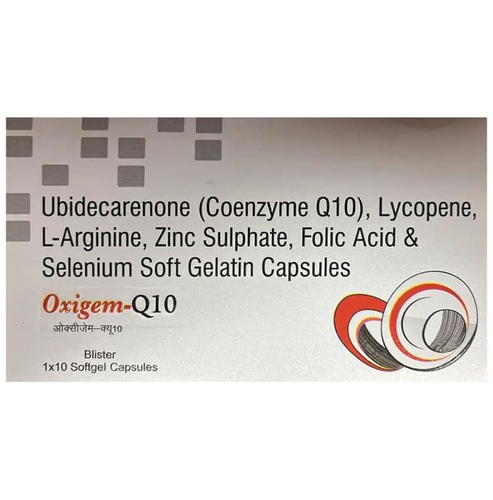 Oxigem-Q10 Soft Gelatin Capsule