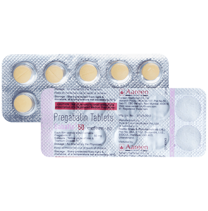 Gabafix 50 Tablet