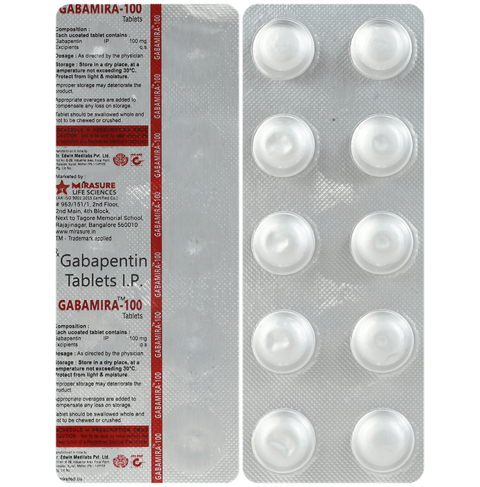 Gabamira 100mg Tablet