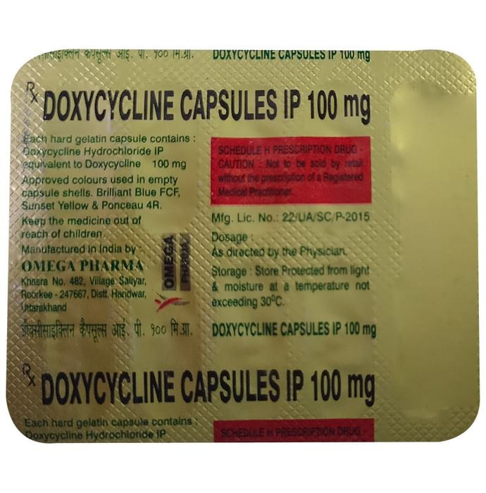 Omega Doxycycline 100mg Capsule