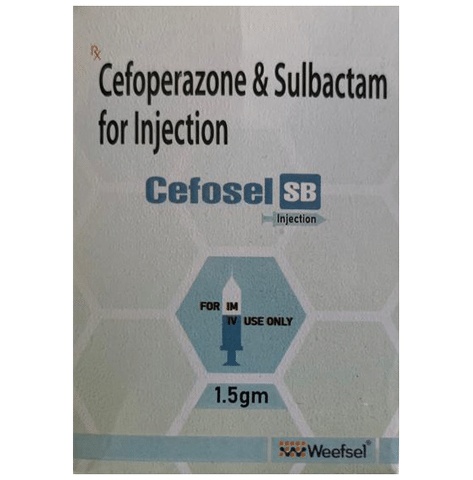 Cefosel SB 1.5gm Injection