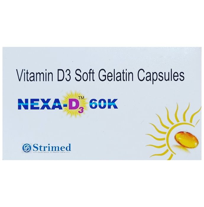Nexa-D3 60K Soft Gelatin Capsule