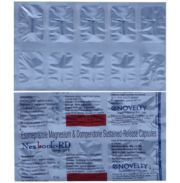 Nexbook RD 30mg/40mg Capsule