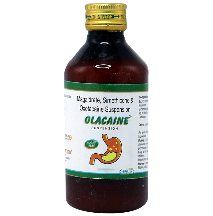 Olacaine Oral Suspension Sugar Free