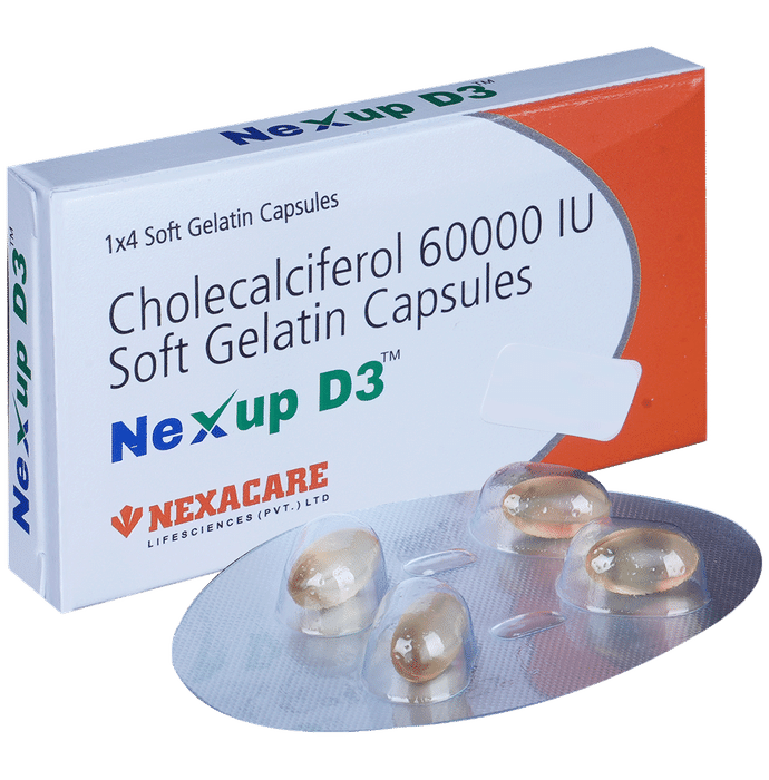 Nexup D3 Soft Gelatin Capsule