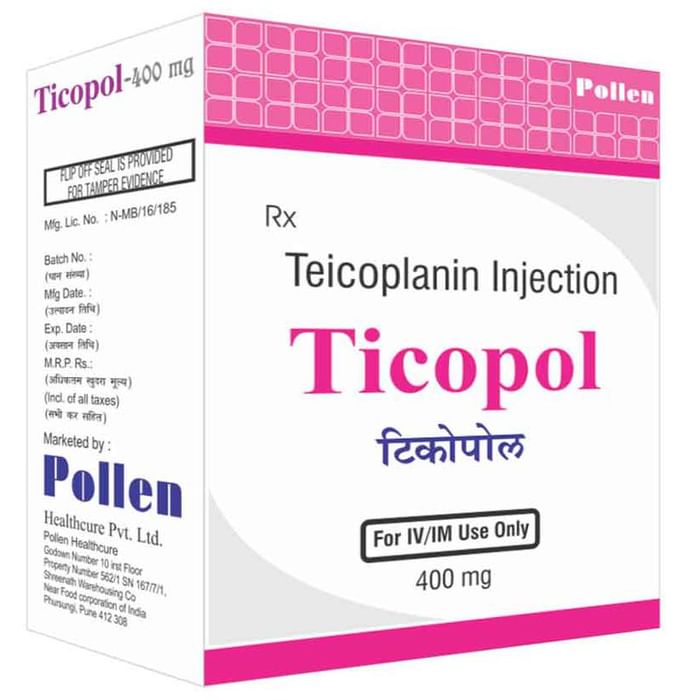Ticopol 400mg Powder for Injection