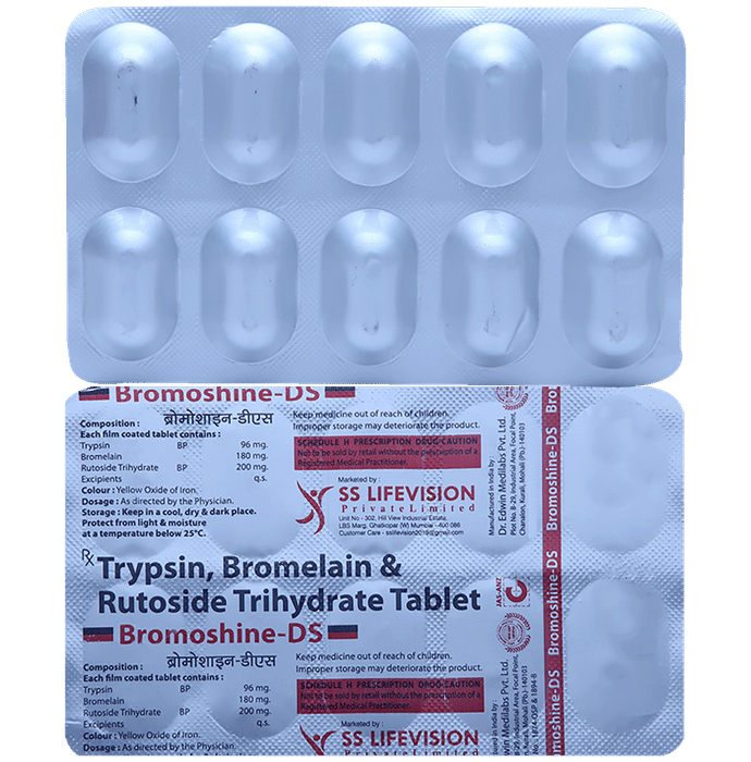 Bromoshine DS 180mg/96mg/200mg Tablet