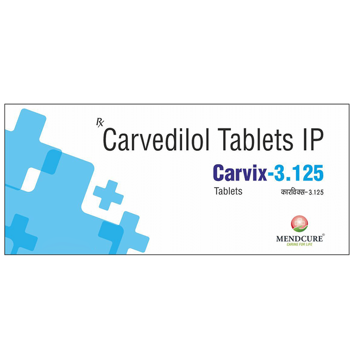 Carvix 3.125 Tablet