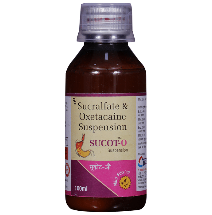 Sucot-O Oral Suspension Mint Sugar Free
