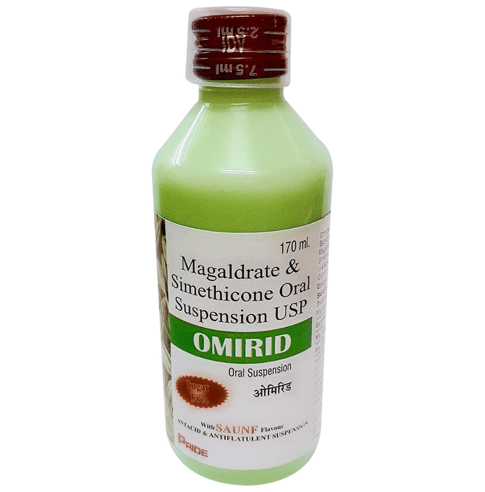 Omirid Oral Suspension Saunf Sugar Free