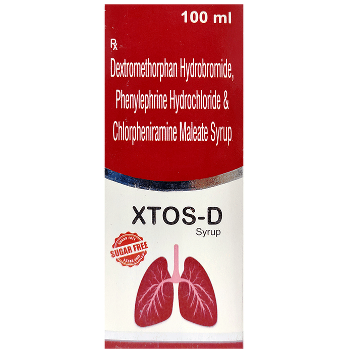 Xtos-D Syrup Sugar Free