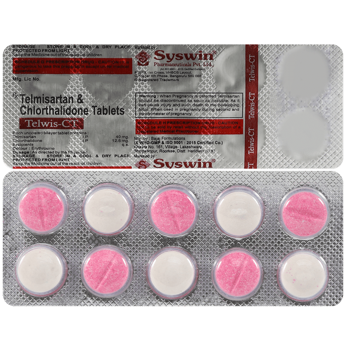 Telwis CT 40mg/12.5mg Tablet