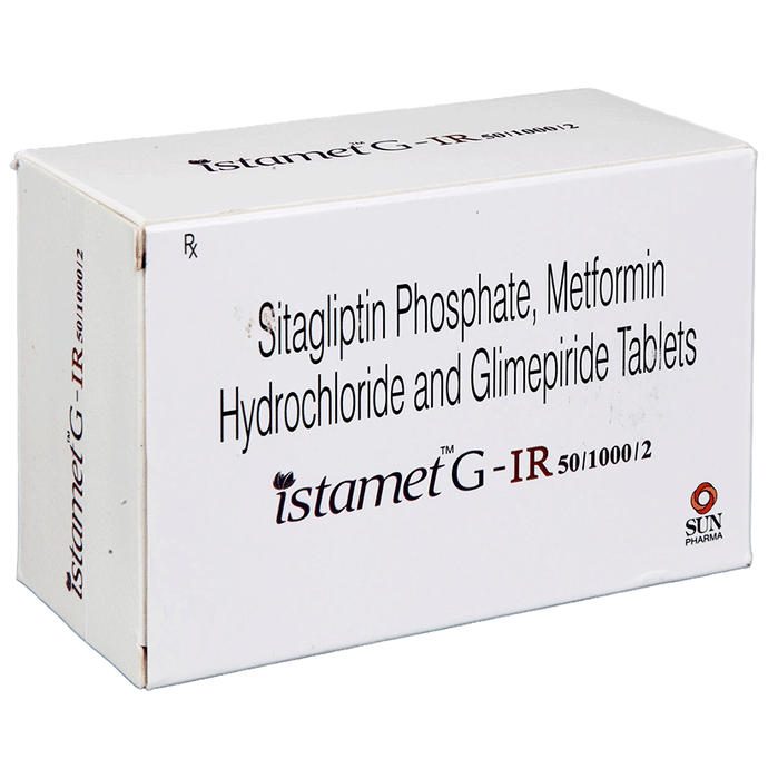 Istamet G 50mg/2mg/1000mg Tablet IR