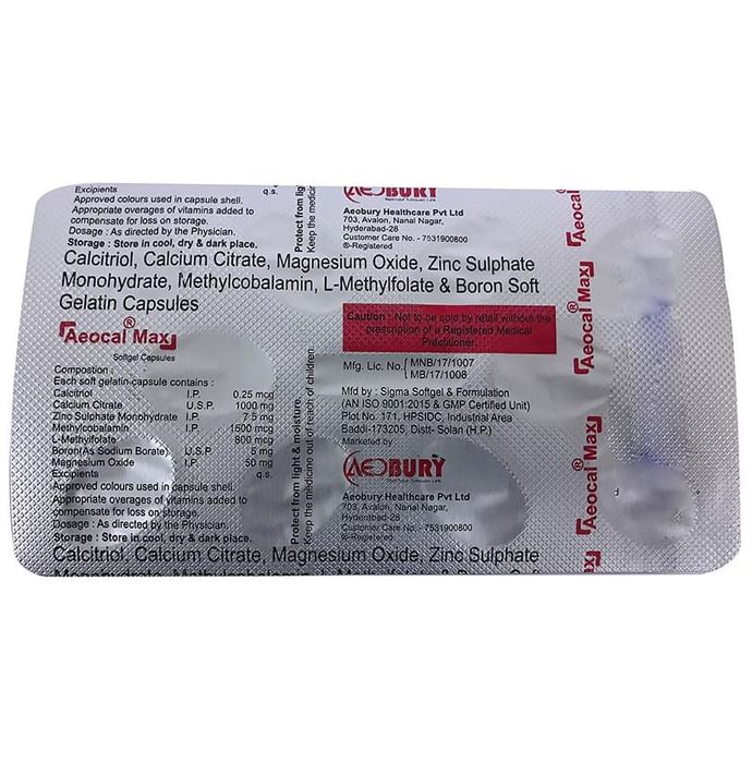 Aeocal Max Softgel Capsule