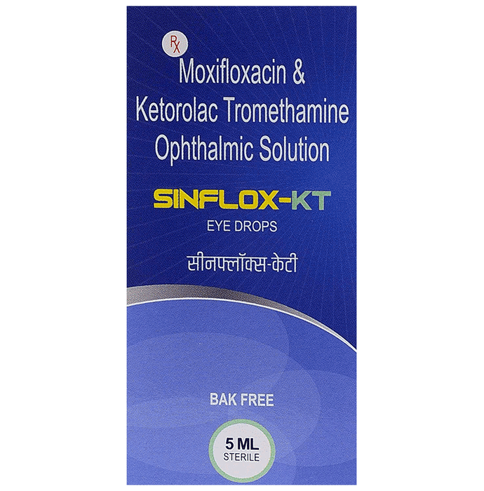 Sinflox-KT Eye Drop BAK Free