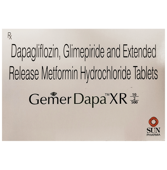 Gemer Dapa XR 10/2/500 Tablet