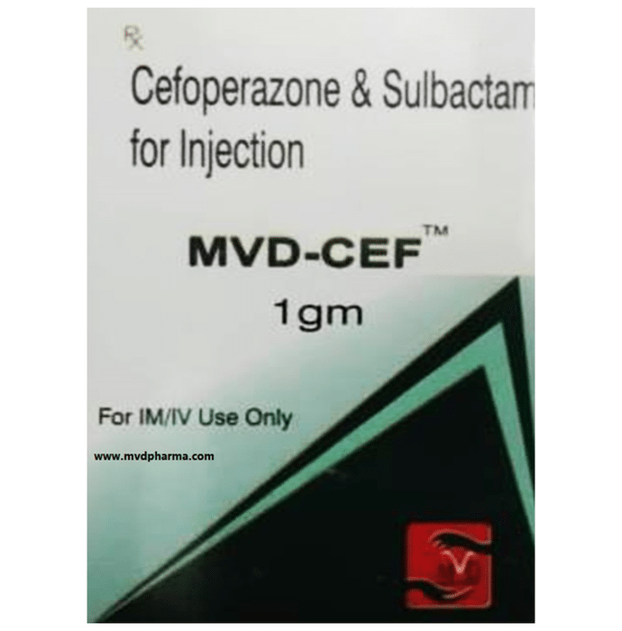 Mvd Cef 500mg/500mg Injection